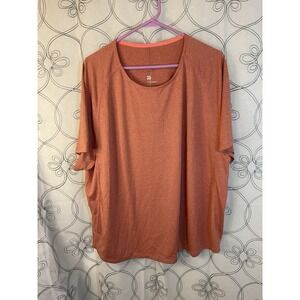 New Women's All‎ in Motion™ Light Red All In Performance Tee 3XL Quick Dry